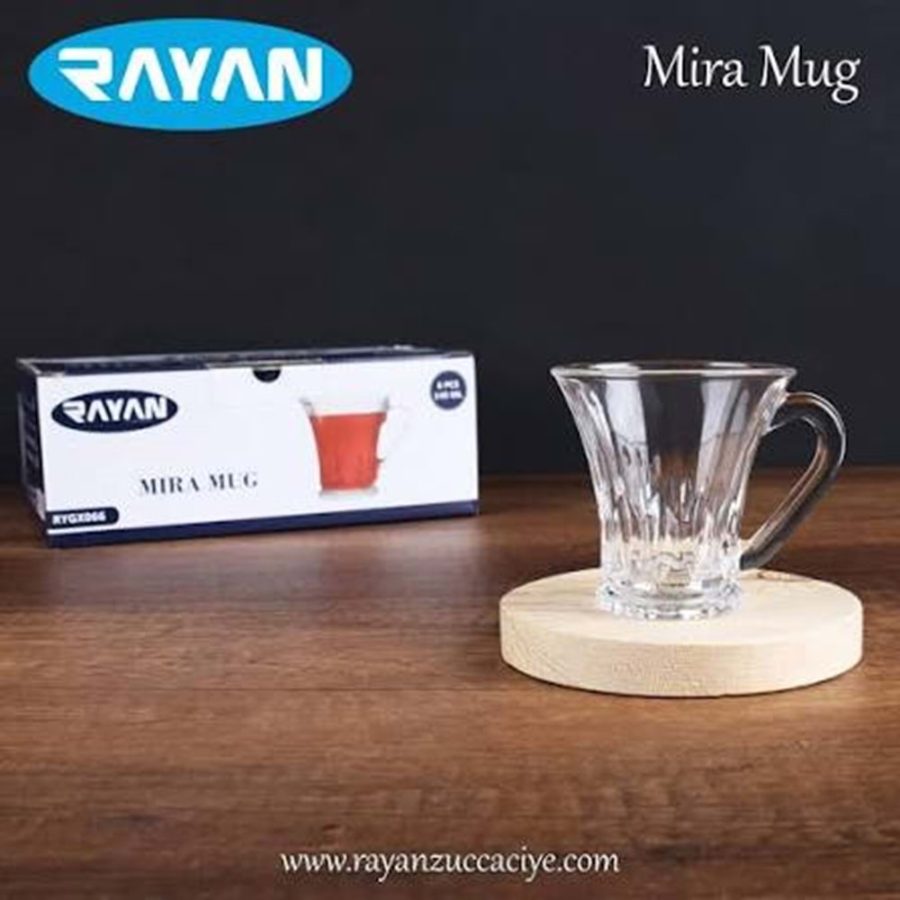 RAYAN LI KULPLU BARDAK MIRA MUG*8