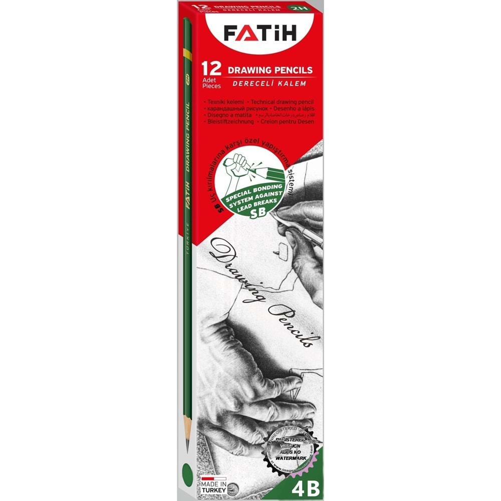 FATİH 4B RESİM KALEMİ x 12Lİ