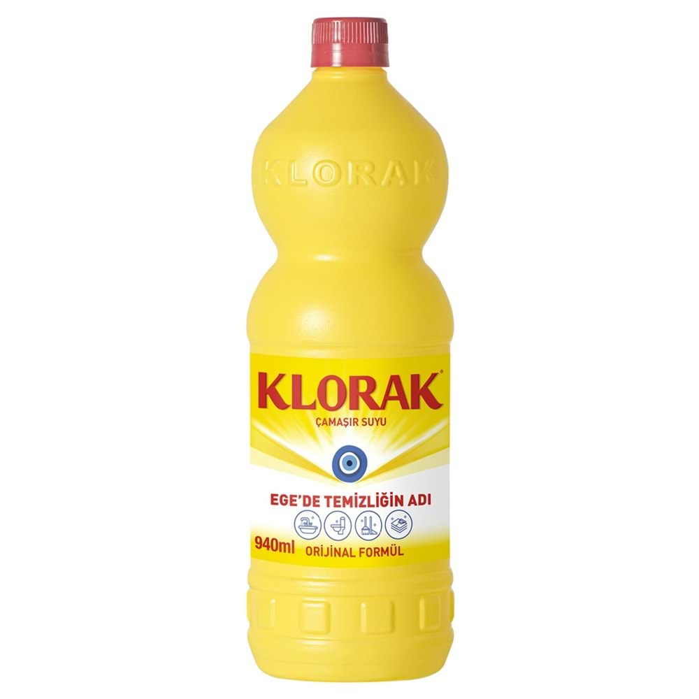 KLORAK ÇAMAŞIR SUYU 940ML x 12Lİ