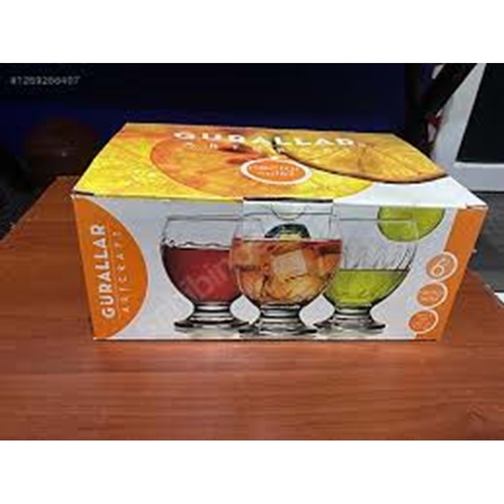 GÜRALLAR ART CRAFT NEKTAR BARDAĞI 6LI