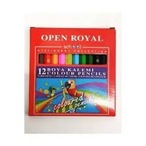 OPEN ROYAL 12Lİ KURU BOYA x