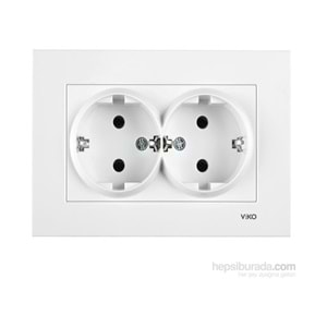 ATOM 2Lİ TOPRAKLI PRİZ