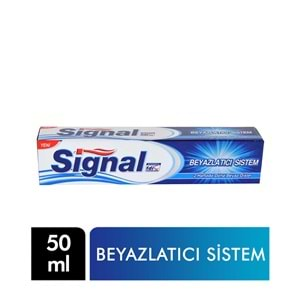 SİGNAL DİŞ MACUNU BEYAZLATICI 50ML*12Lİ