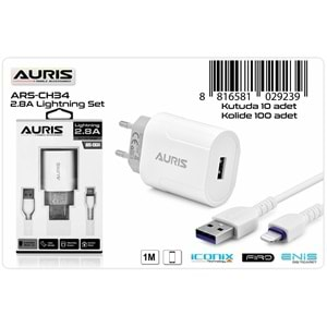 ARS CH34 IPHONE ŞARJ ALETİ USB 2,8A