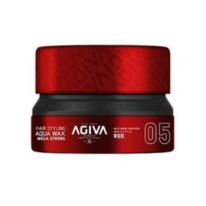 AGİVA WAX 155ML MEGA STRONG KIRMIZI 05 x 36