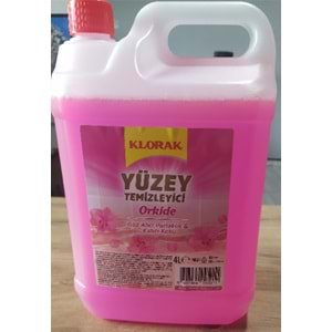 KLORAK YÜZEY TEMİZLEYİCİ ORKİDE 4000ML x 4