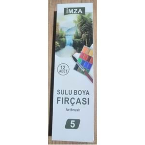 İMZA SULUBOYA FIRÇASI 5 NO*12Lİ