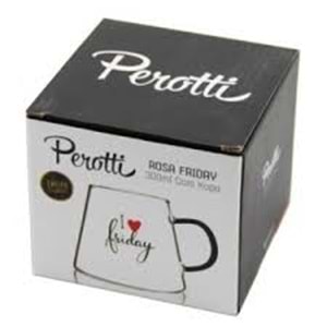PEROTTİ CAM KUPA ROSA 300ML