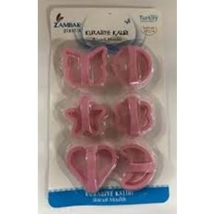 ZAMBAK KURABİYE KALIBI ZP-274*48Lİ