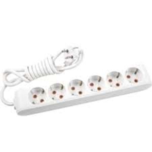 ASEL TOPRAKLI PRİZ 2 METRE 6LI*18Lİ