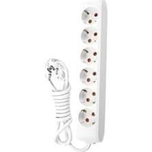 ASEL TOPRAKLI PRİZ 3 METRE 6LI*18Lİ