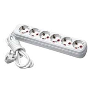 ASEL TOPRAKLI PRİZ 5 METRE 6LI*15Lİ