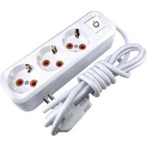 ASEL ANAHTARLI TOPRAKLI PRİZ 2 METRE 3LÜ*25Lİ