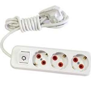 ASEL ANAHTARLI TOPRAKLI PRİZ 5 METRE 3LÜ*20Lİ