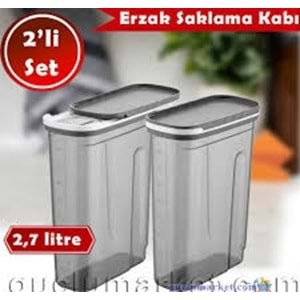 WEST PLAST 2Lİ ERZAK KABI 6LT*12