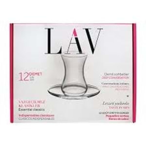 LAV ÇAY SETİ 12 PARÇA DEMET*6LI