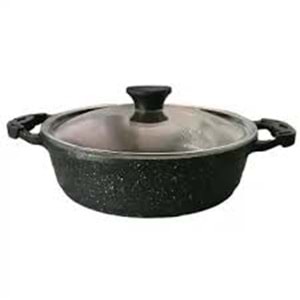EVİTA 26CM DÖKÜM KAPAKLI KULPLU TAVA