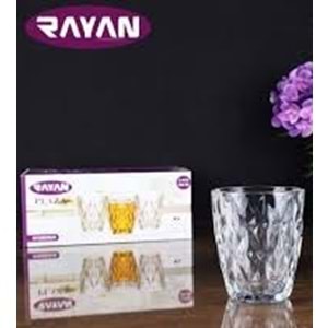RAYAN 6LI KRİSTAL SU BARDAK