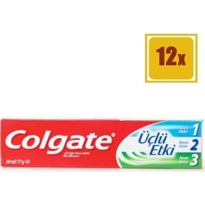 COLGATE DİŞ MACUNU 3LÜ ETKİ 12Lİ