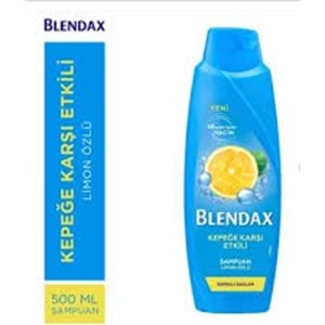 BLENDAXS ŞAMPUAN 500ML KEPEĞE KARŞI LİMON