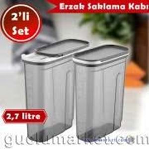 2Lİ DİK SAKLAMA KABI 2LT