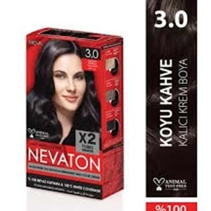 NEVATON SAÇ BOYA 3,0 KOYU KAHVE