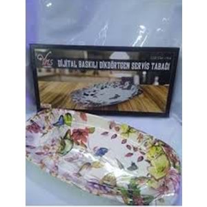 SERAMİK SERVİS TABAK DİJİTAL BASKI*24