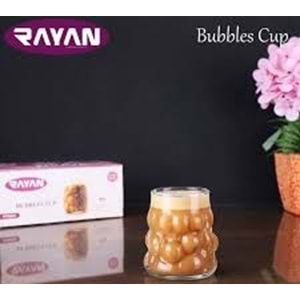 RAYAN TEKLİ BUBBLES KULPLU ÜZÜMLÜ BARDAK*24