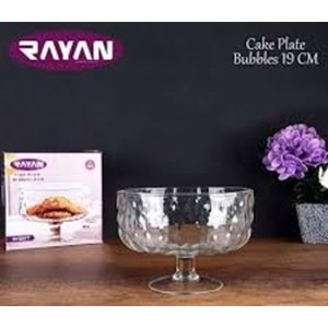 RAYAN AYAKLI RUND PLATE CAM KASE 19CM