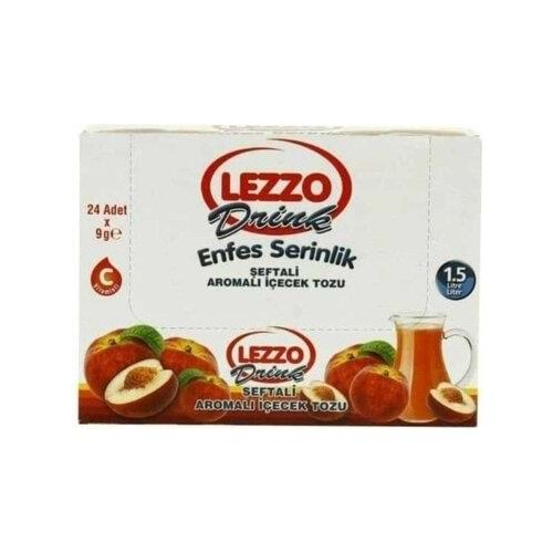 LEZZO TOZ İÇECEK ŞEFTALİ 24 LÜ