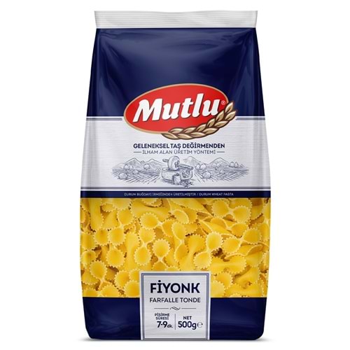 MUTLU FİYONK MAKARNA 500GR 20Lİ
