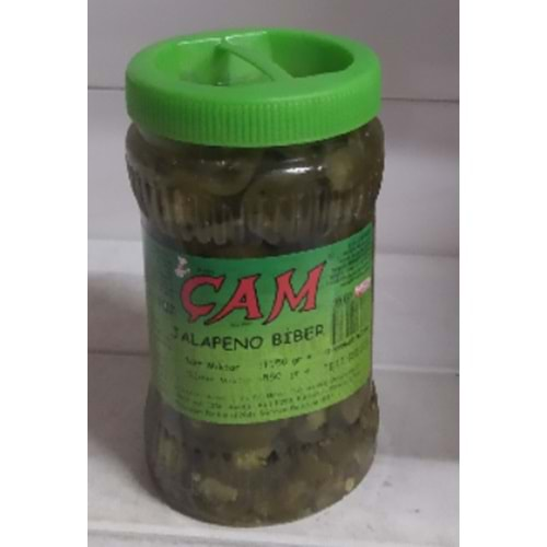 ÇAM JALAPON BİBER DİLİM TURŞU 1150GR x 9