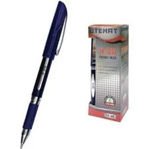 TEMAT TÜKENMEZ KALEM MAVİ(TK-1210)*12Lİ