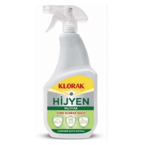 KLORAK HİJYEN MUTFAK TEM. 750ML x 12Lİ