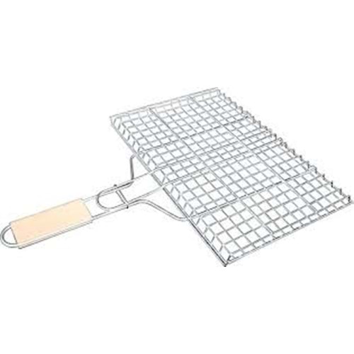 TAHTA SAPLI TEL IZGARA KAFESLİ KÜÇÜK 26x38*10LU