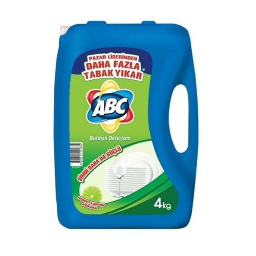 ABC BULAŞIK DETERJANI MİSKET LİMON 4KG x 4LÜ