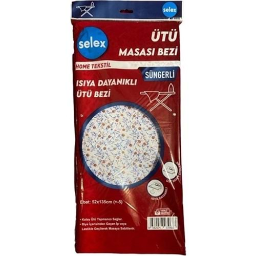 SELEX SÜNGERLİ ÜTÜ MASASI BEZİ