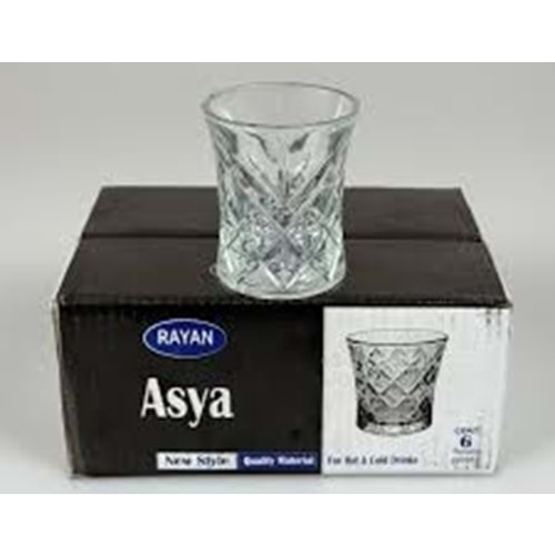 RAYAN KAHVE YANI 6 LI BARDAK ASYA x 12Lİ