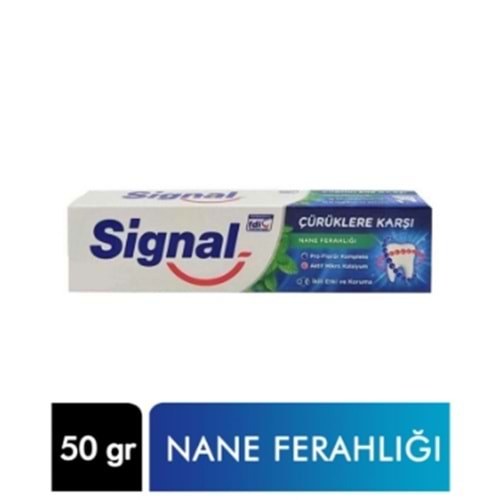 SİGNAL DİŞ MACUNU BEYAZ GÜÇ NANE 100ML*12Lİ