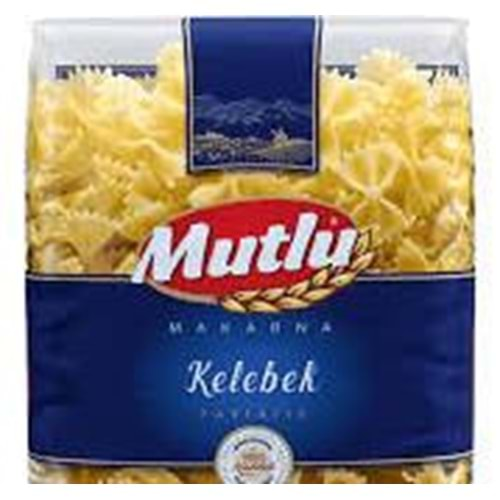 MUTLU KELEBEK MAKARNA 500GR 20Lİ