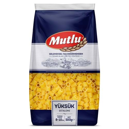 MUTLU YÜKSÜK MAKARNA 500GR 20Lİ