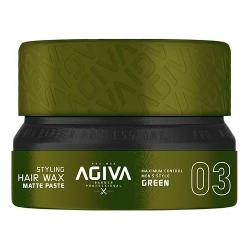 AGİVA WAX 155ML MATTE PASTE YEŞİL 03 x 36