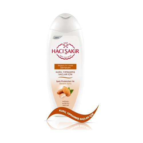 HACI ŞAKİR ŞAMP. BADEM 500ML x 12Lİ