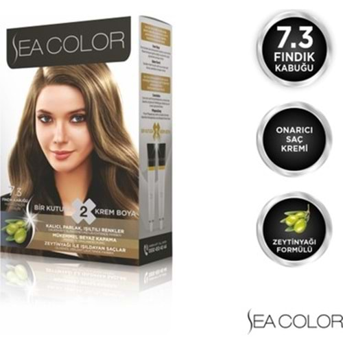 SEA COLOR SAÇ BOYASI FINDIK KABUĞU 7.3*24