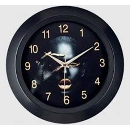 BELLİSİMA DUVAR SAATİ 3017 SİYAH*10 LU