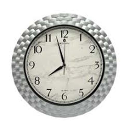 BELLİSİMA DUVAR SAATİ 3023 GÜMÜŞ*10 LU
