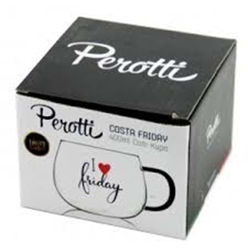 PEROTTİ CAM KUPA COSTA 400ML