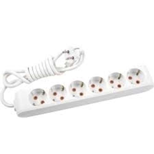 ASEL TOPRAKLI PRİZ 2 METRE 6LI*18Lİ