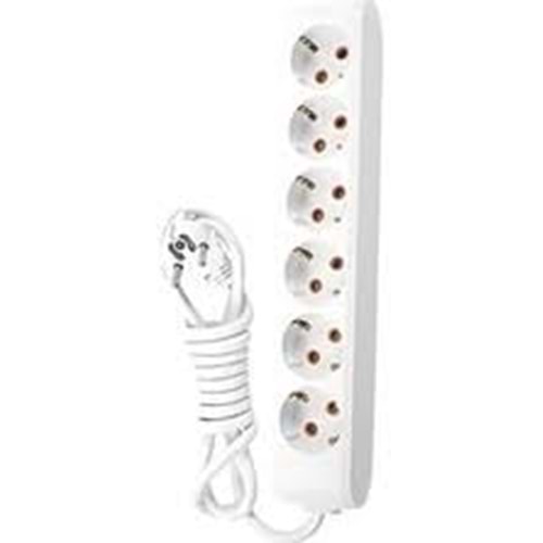 ASEL TOPRAKLI PRİZ 3 METRE 6LI*18Lİ