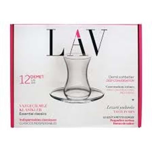 LAV ÇAY SETİ 12 PARÇA DEMET*6LI